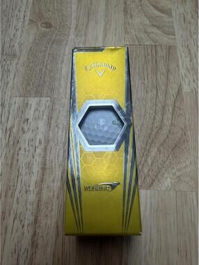 Callaway Warbird Golf Balls White Sleeve of 3 marked #3 Personalized Fred G. NEW